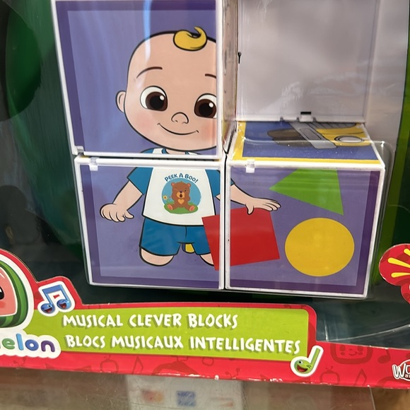 Cocomelon Musical Clever Blocks Set Pre-School Learning Toy Nursery Rhymes - Picture 3 of 4